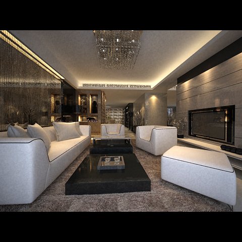 photorealistic living  dining room 0017 3D-Modell .c4d .max .obj .3ds .fbx .stl .blend 