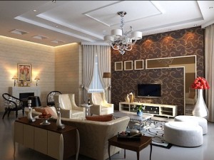 photorealistic living room 0018 3D Модель