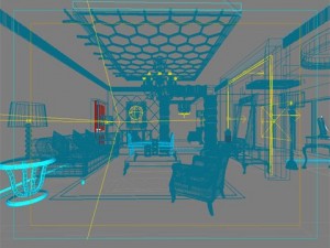 photorealistic living room 0021 3D Model