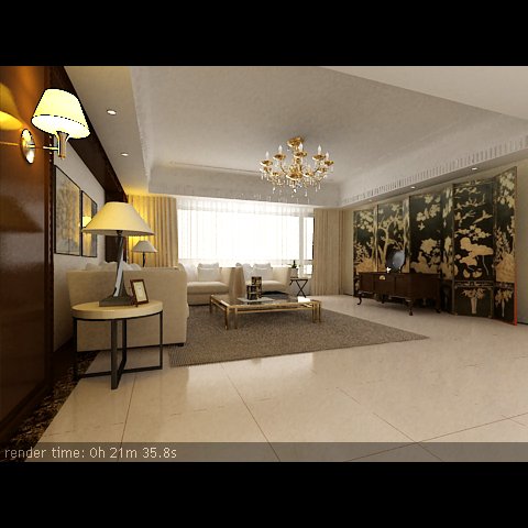 photorealistic living room 0023 3D Model .c4d .max .obj .3ds .fbx .stl .blend 
