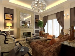 photorealistic living room 0028 3D Model