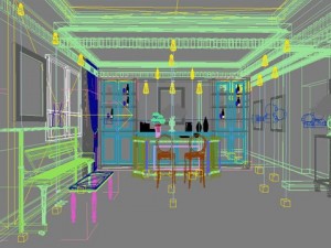 photorealistic living room 0030 Modèle 3D