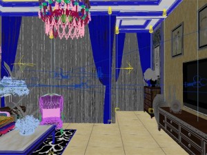 photorealistic living room 0031 Model 3D