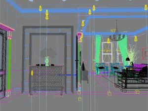 photorealistic living room 0032 Model 3D