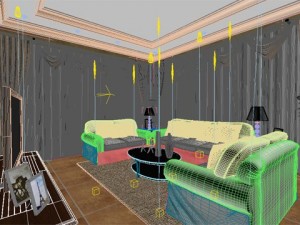 photorealistic living room 0033 3D 모델