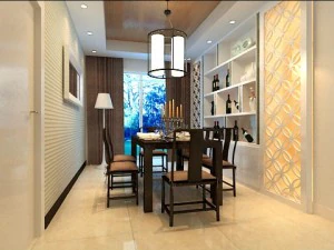 photorealistic living  dining room 0040 3D Model