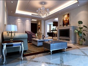 photorealistic living room 0041 3D Model