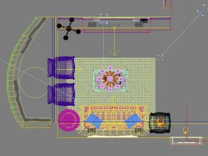 photorealistic living room 0042 3D Model