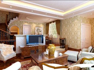 photorealistic living  dining room 0046 3D Model