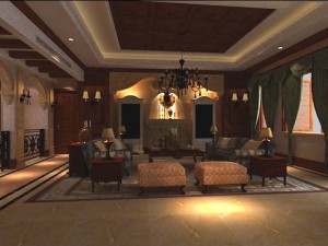 photorealistic living room 0048 Modèle 3D