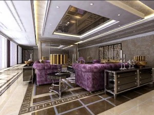 soggiorno fotorealistico 0049 Modello 3D