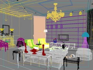 photorealistic living room 0050 Modelo 3D