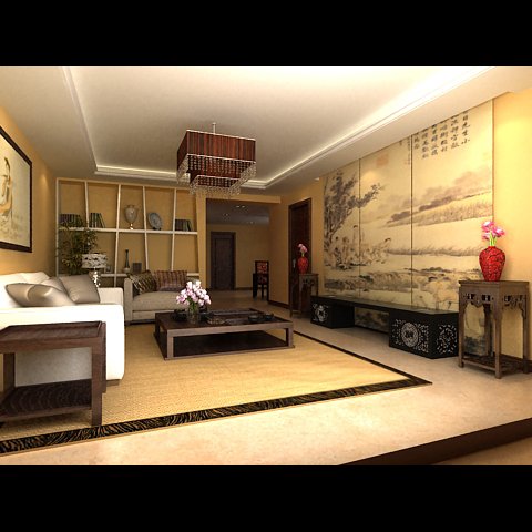 photorealistic living room 0052 Modèle 3D .c4d .max .obj .3ds .fbx .stl .blend 