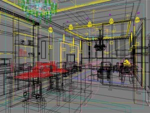 photorealistic dining room 0010 3D Model