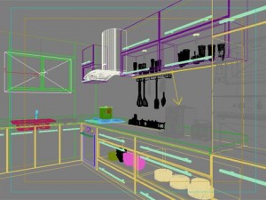 photorealistic kitchen scene 0005 3D 모델