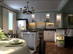 photorealistic dining room 0015 Modelo 3D