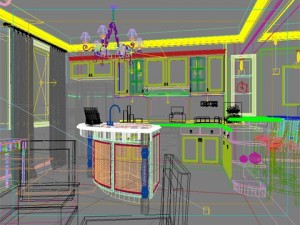 photorealistic dining room 0015 3D Model