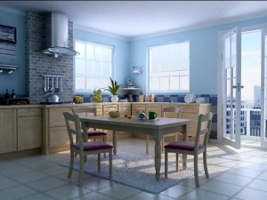photorealistic dining room 0017 Modelo 3D