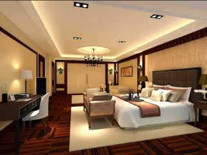 फोटोरिअलिस्टिक बेडरूम 0005 3D मॉडल