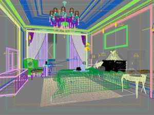 photorealistic bedroom 0006 Modèle 3D