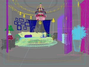 photorealistic bedroom 0007 3D Model