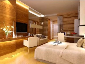 फोटोरिअलिस्टिक बेडरूम 0008 3D मॉडल