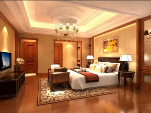 फोटोरिअलिस्टिक बेडरूम 0009 3D मॉडल