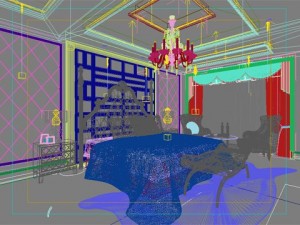 photorealistic bedroom 0017 3D Модель