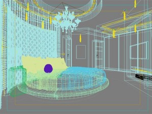 photorealistic bedroom 0019 3D-Modell