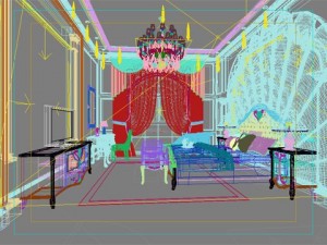 photorealistic bedroom 0020 3D-Modell