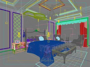 photorealistic bedroom 0018 3D Model