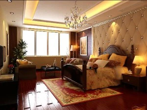 逼真的卧室 0023 3D 模型