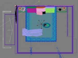 photorealistic bedroom 0024 3D Model