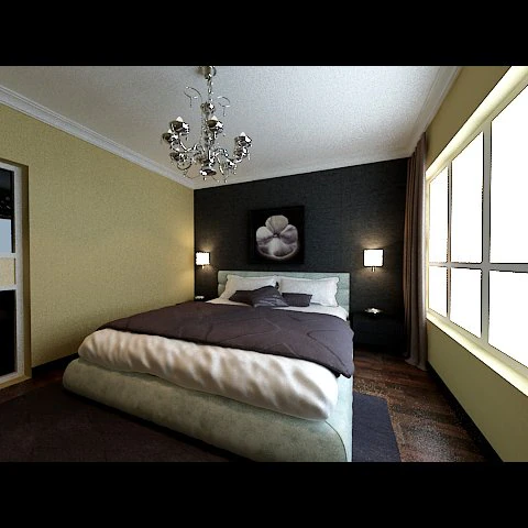 photorealistic bedroom 0025 3D Model .c4d .max .obj .3ds .fbx .stl .blend 