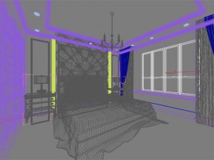 photorealistic bedroom 0026 3D Модель