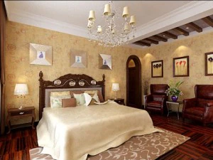 kamar tidur fotorealistik 0027 Model 3D