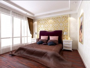photorealistic bedroom 0028 3D Модель