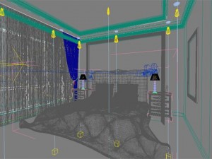photorealistic bedroom 0028 3D Model