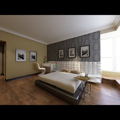 photorealistic bedroom 0029 3D 모델 .c4d .max .obj .3ds .fbx .stl .blend 
