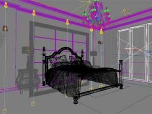 photorealistic bedroom 0031 3D 模型