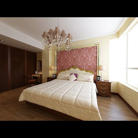 photorealistic bedroom 0032 3D Model .c4d .max .obj .3ds .fbx .stl .blend 