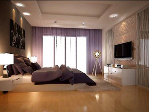 kamar tidur fotorealistik 0037 Model 3D