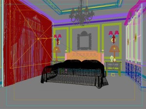 photorealistic bedroom 0038 3D Model
