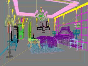 photorealistic bedroom 0040 3D 모델