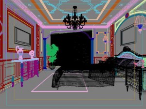 photorealistic bedroom 0043 3D Model
