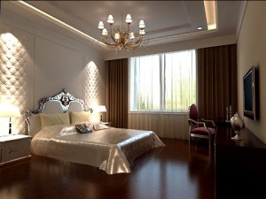 photorealistic bedroom 0044 3D Model