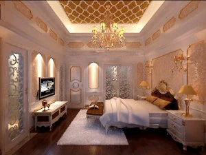 사실적인 침실 0045 3D 모델