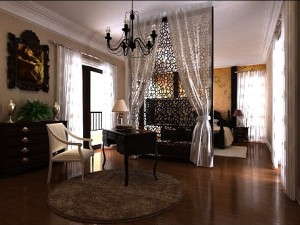 photorealistic bedroom 0047 3D Model