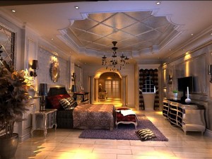 photorealistic bedroom 0050 3D Model