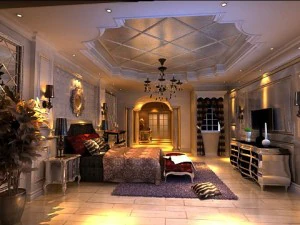 फोटोरिअलिस्टिक बेडरूम 0050 3D मॉडल